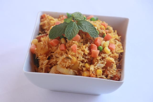 Vegetable Biryani.
