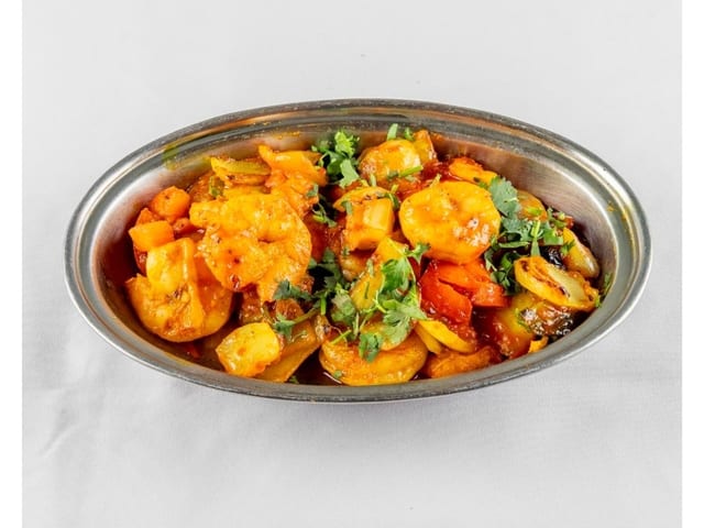 Shrimp Do-Piaza.