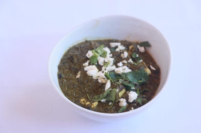 Palak Paneer.