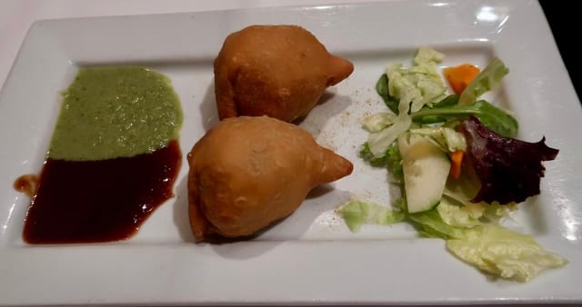 Vegetable Samosa.